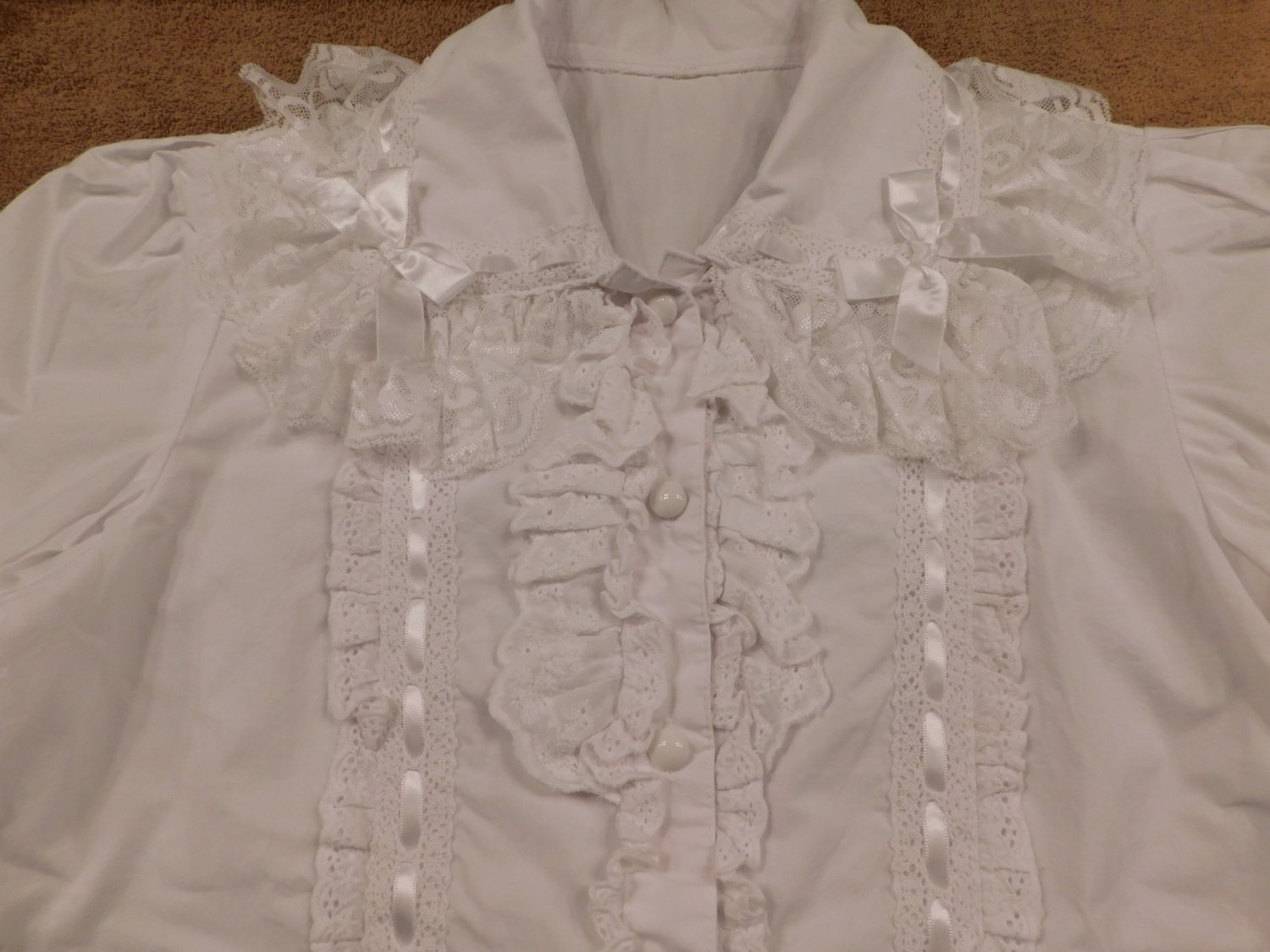 Blouse Bukkake 01 (White Blouse Cum Rag) #9e24RkAx