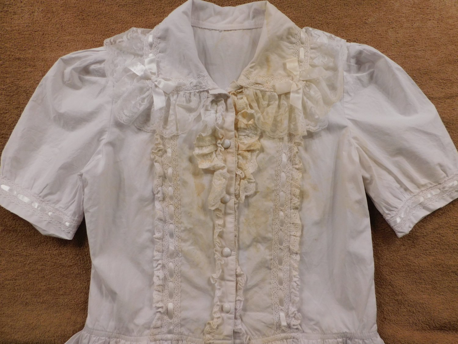 Blouse Bukkake 01 (White Blouse Cum Rag) #ErOjZxJS