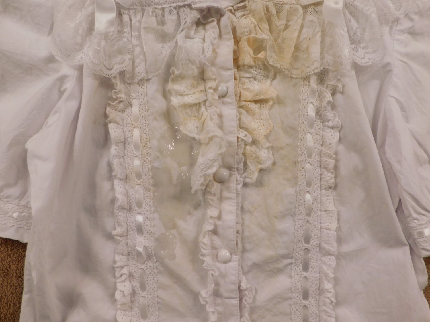 Blouse Bukkake 01 (White Blouse Cum Rag) #JANvk137