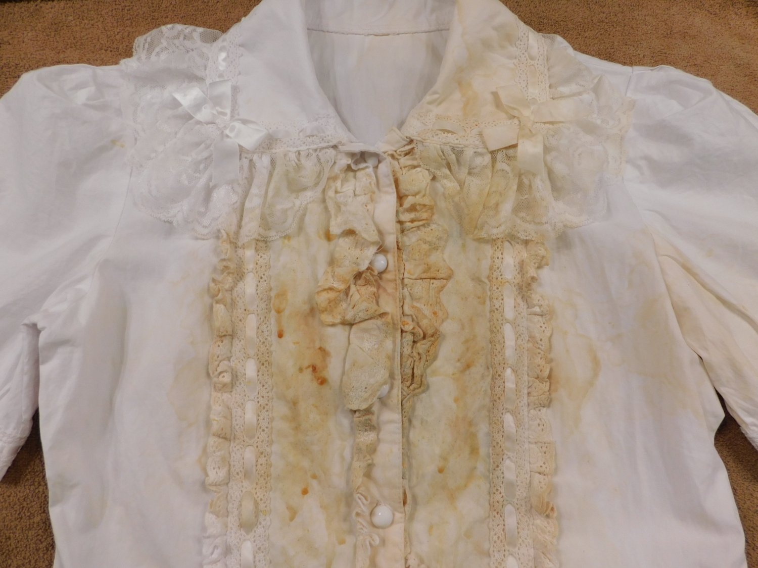 Blouse Bukkake 01 (White Blouse Cum Rag) #YZbgDLVI