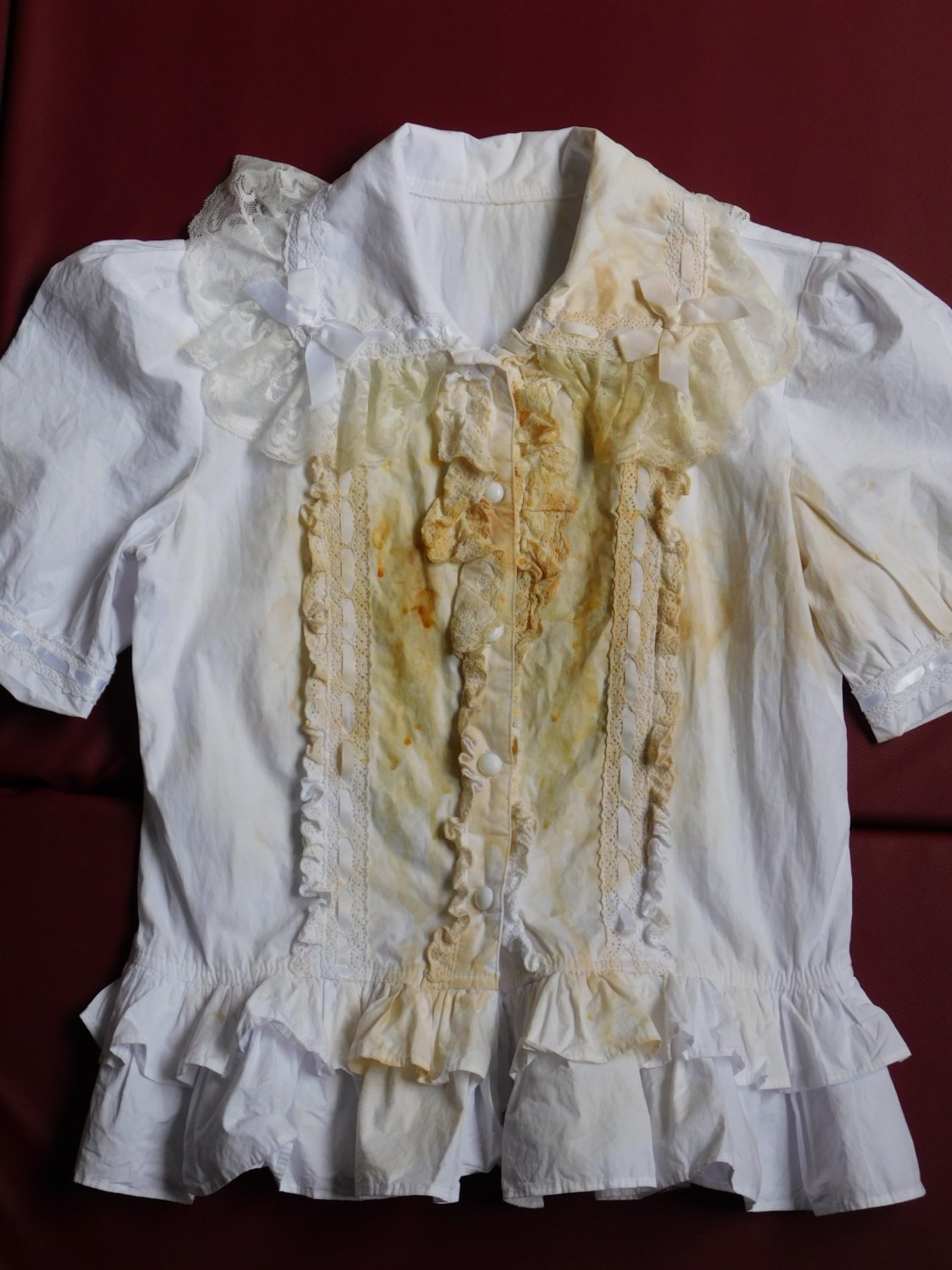 Blouse Bukkake 01 (White Blouse Cum Rag) #wXobm4OK